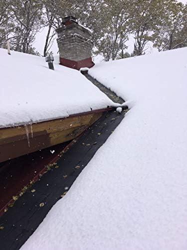 Black Roof and Valley Snow Melting Mat, 10' x 13"