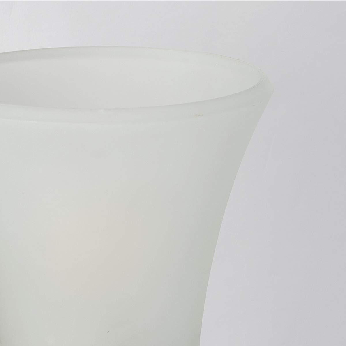 Progress Lighting Classic 6-Light Bath Wall Light, Brushed Nickel, Etched Glass Shades