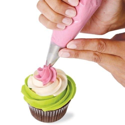 Wilton Piping Tip and Decorating Bag Cupcake Decorating Kit, 12-Piece Set