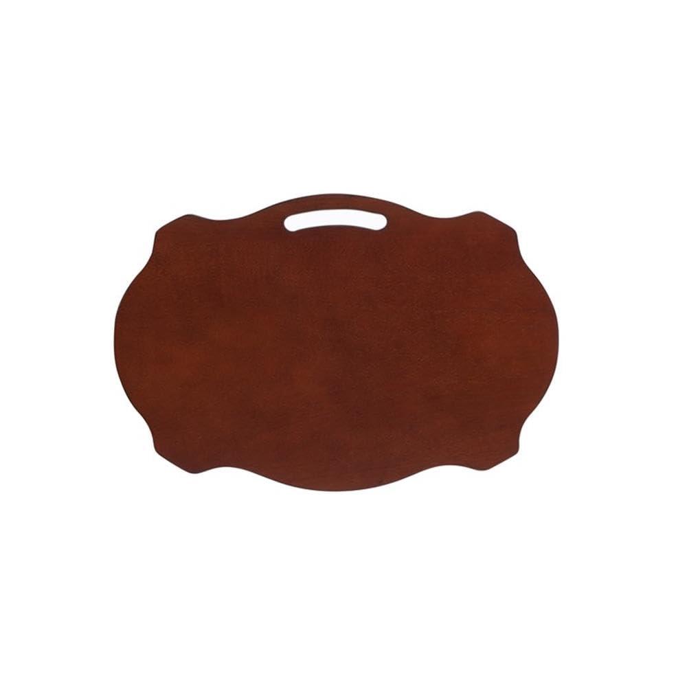 Traditional Five Piece Wood Tray Table Set in Hazelnut and Black, TV Tray, for Bar and Game Room