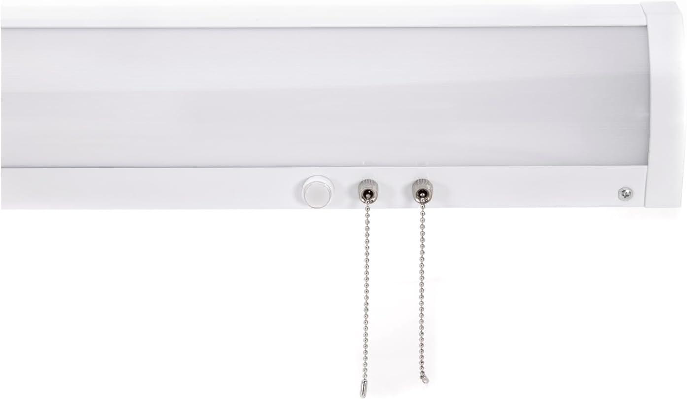 36-Inch Adjustable White LED Linear Bathroom Light Fixture