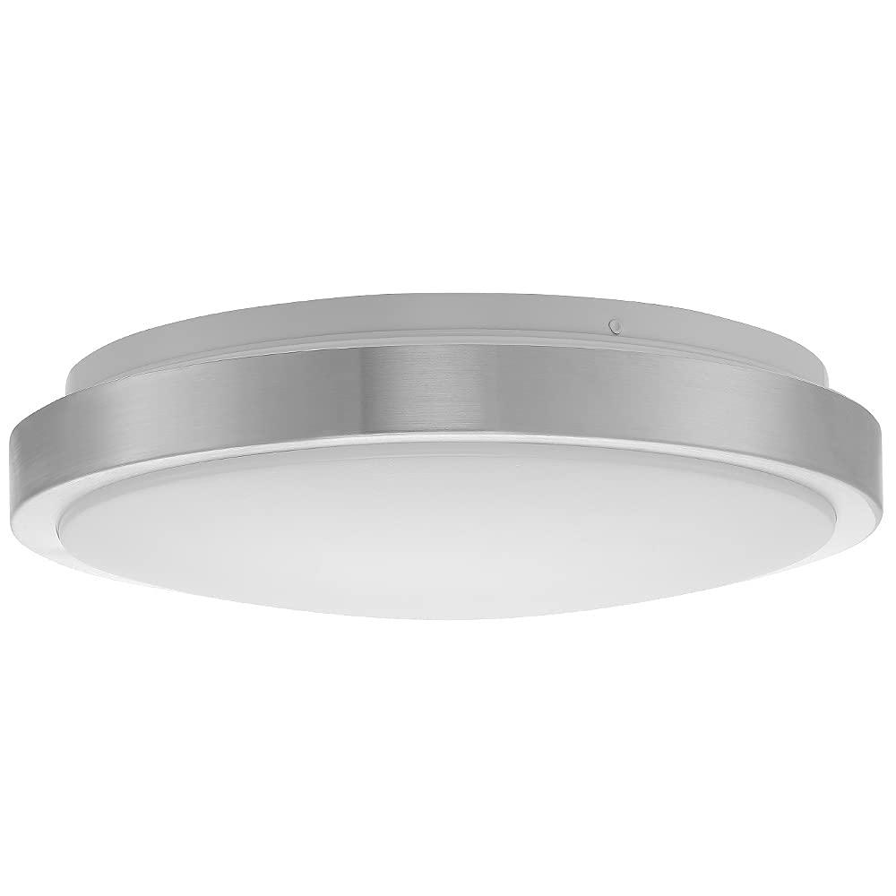 Luvoni by Maxxima 13 in. Smart WiFi LED Round Flush Mount Ceiling Light, Dimmable, CCT 2000K-5000K, 1500 Lumens