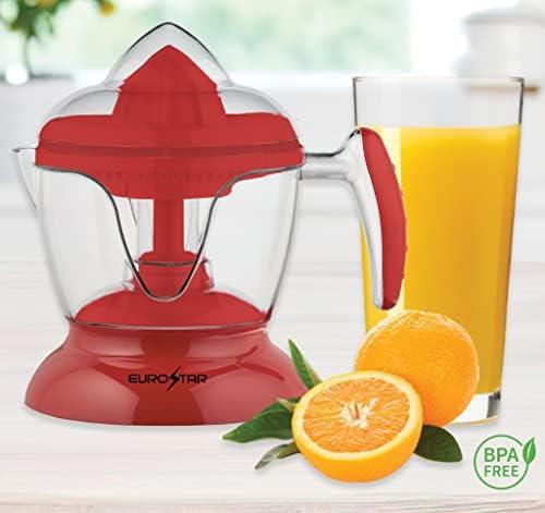 EUROSTAR ECJ600RED 25oz Electric Citrus Juicer, Red