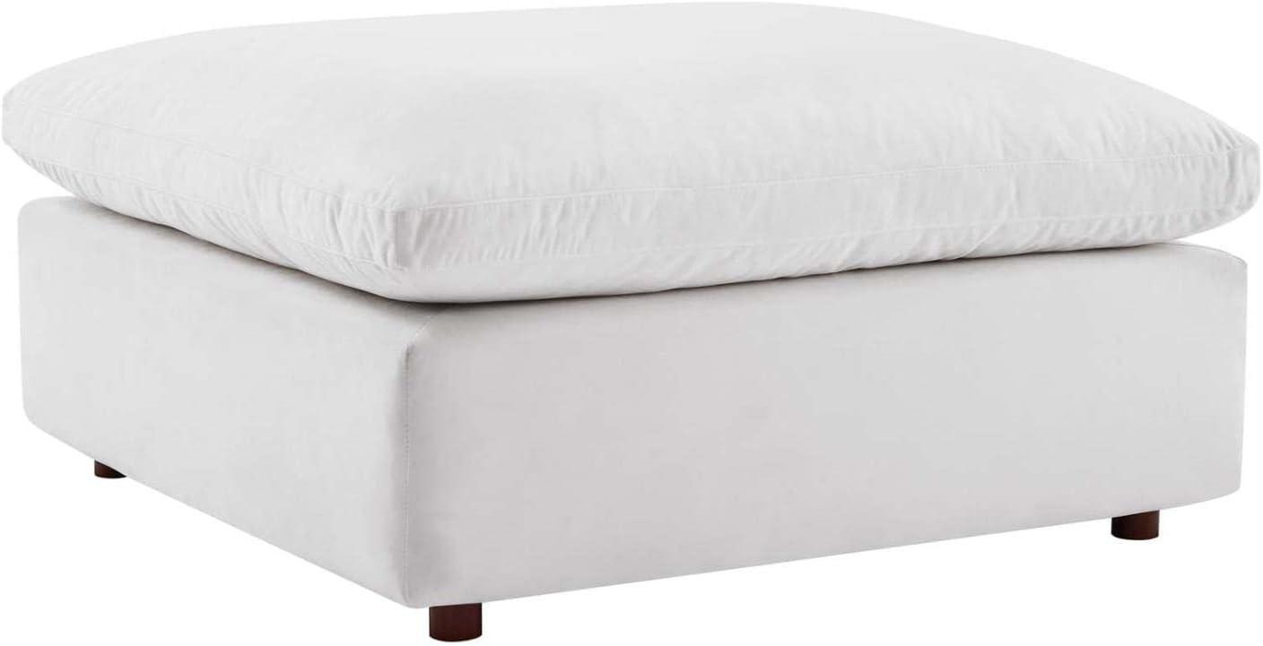 Modway Commix Down Filled Overstuffed Performance Velvet Ottoman