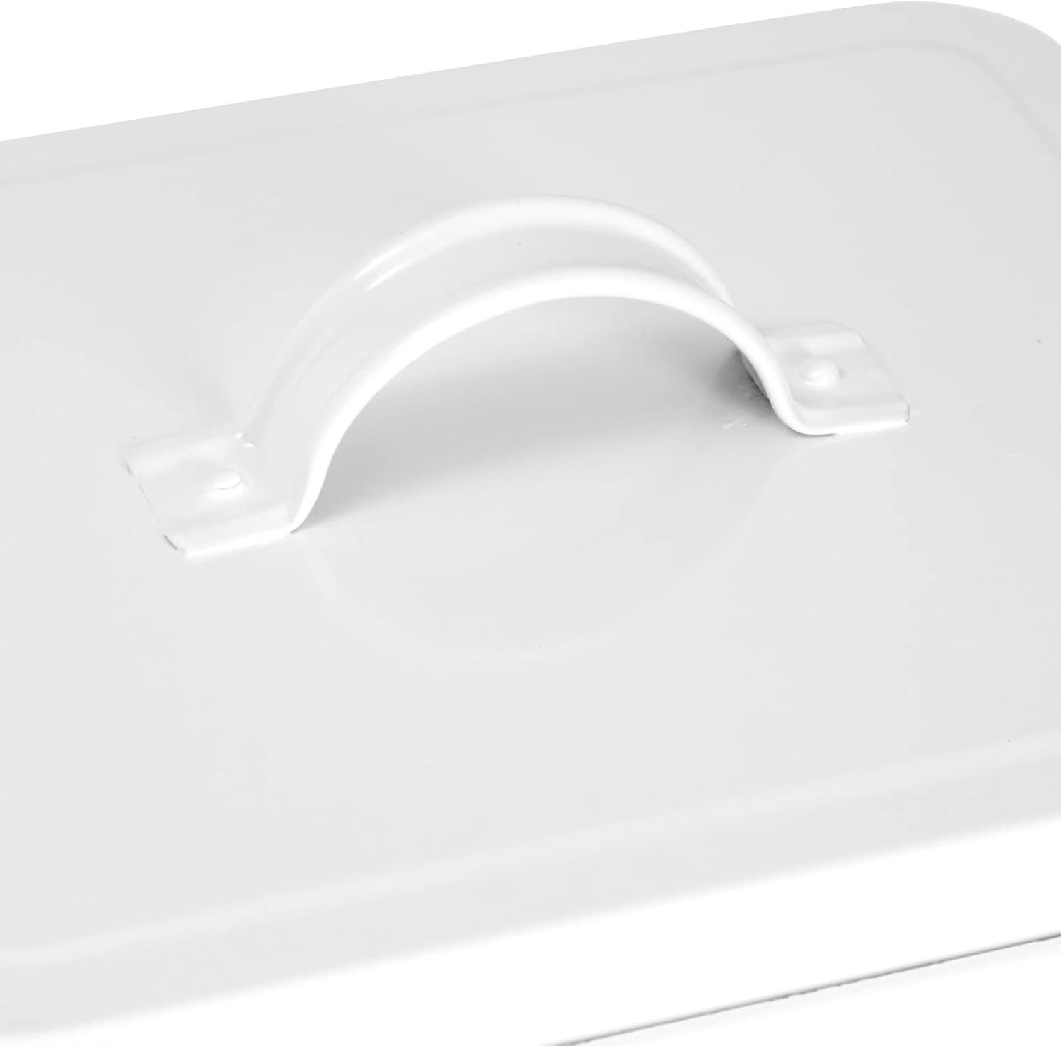 Juvale Laundry Detergent Container for Powder, Beads, Pods, Laundry Canister with Scoop for Bathroom, 100 Oz Capacity, 9x7x6 In