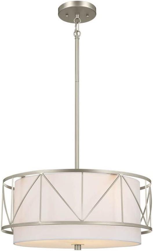 52075SN-Kichler Lighting-Birkleigh - 3 Light Convertible Semi-Flush Mount In Art Deco Style-9.5 Inches Tall-Satin Nickel Finish