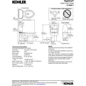Highline Elongated Two-Piece toilet