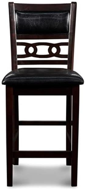 New Classic Furniture Gia 5-Piece Transitional Wood Dining Set in Ebony