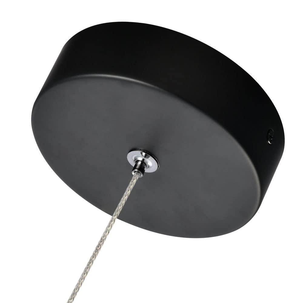 Venezia 3.5-in Integrated LED Height Adjustable ETL Certified Pendant Light with Glass Shade