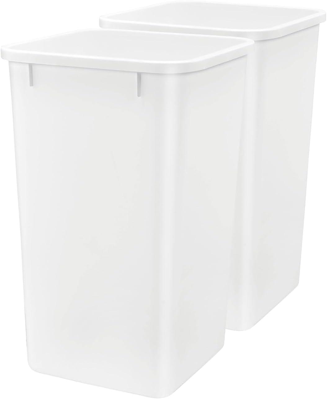 Rev-A-Shelf Polymer Replacement Trash Bin, 2 Pack