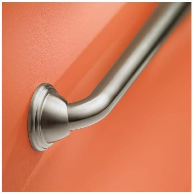 Moen ADA Compliant 16 inch Grab Bar, Brushed Stainless