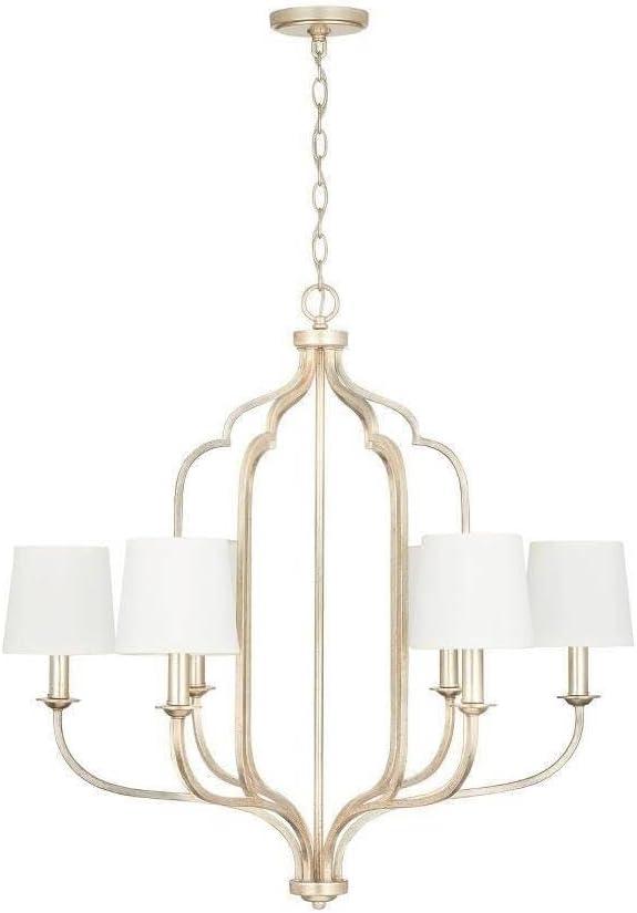 Capital Lighting Ophelia 6 - Light Chandelier in  Winter Gold