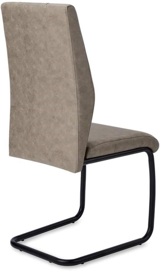 Dining Chair Set Of 2 Side Upholstered Kitchen Dining Room Fabric Beige