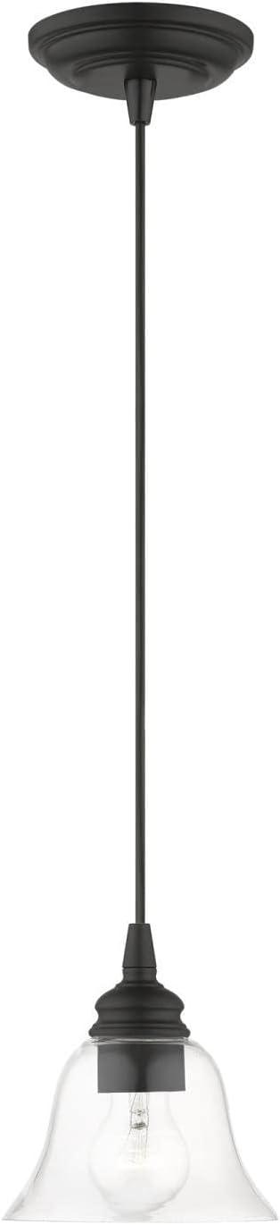 Livex Lighting Moreland 1 - Light Pendant in Black