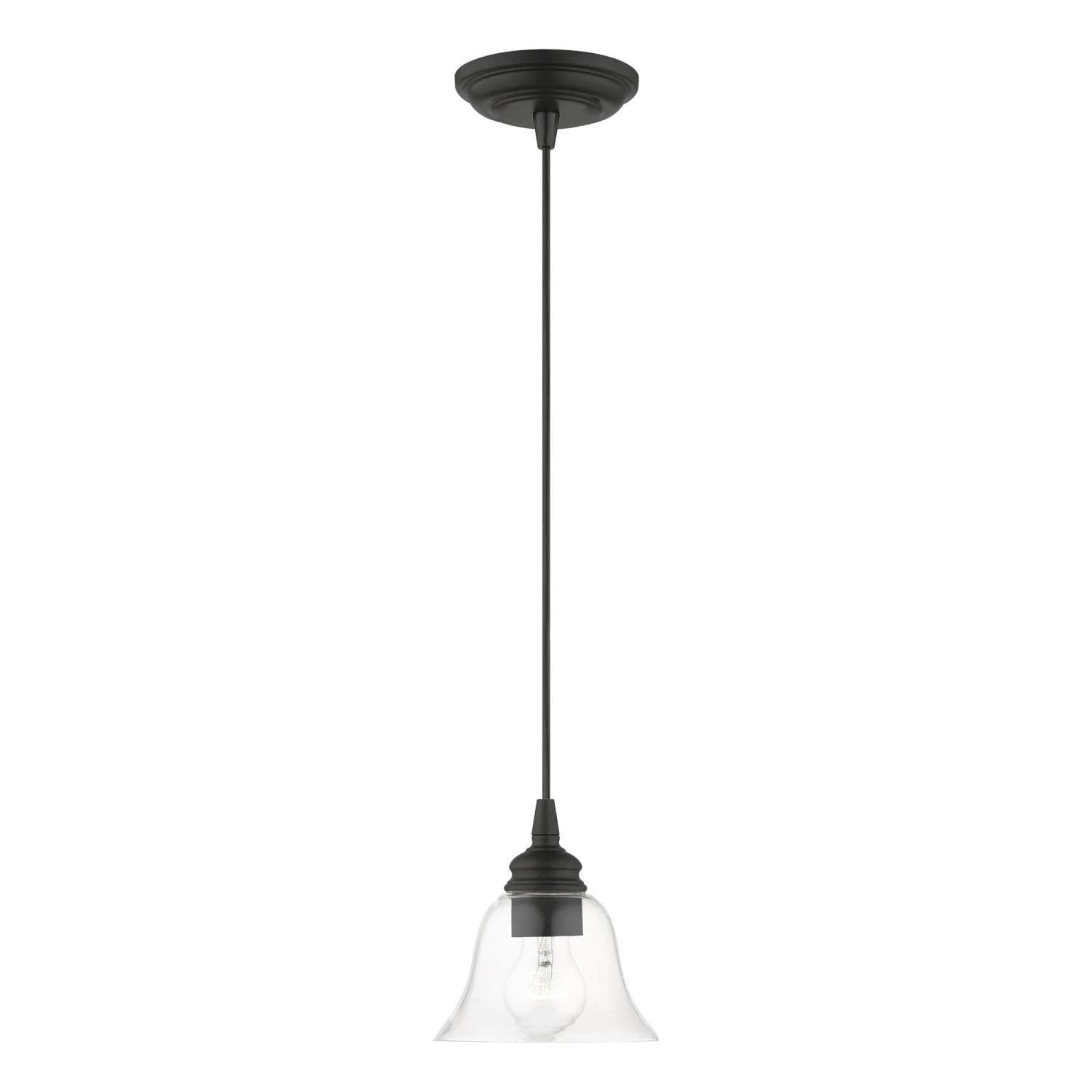 Livex Lighting Moreland 1 - Light Pendant in Black