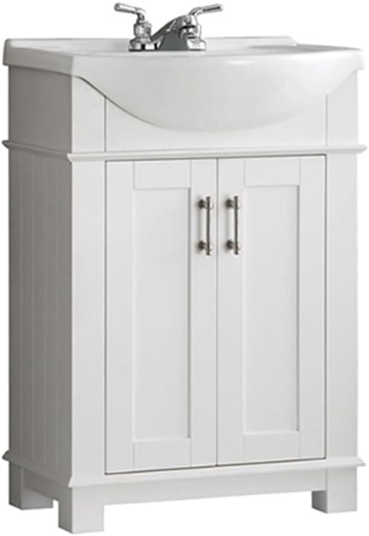 Hartford 24" Freestanding Single Traditional Bathroom Vanity w/ Integrated Sink -Faucet Not Included