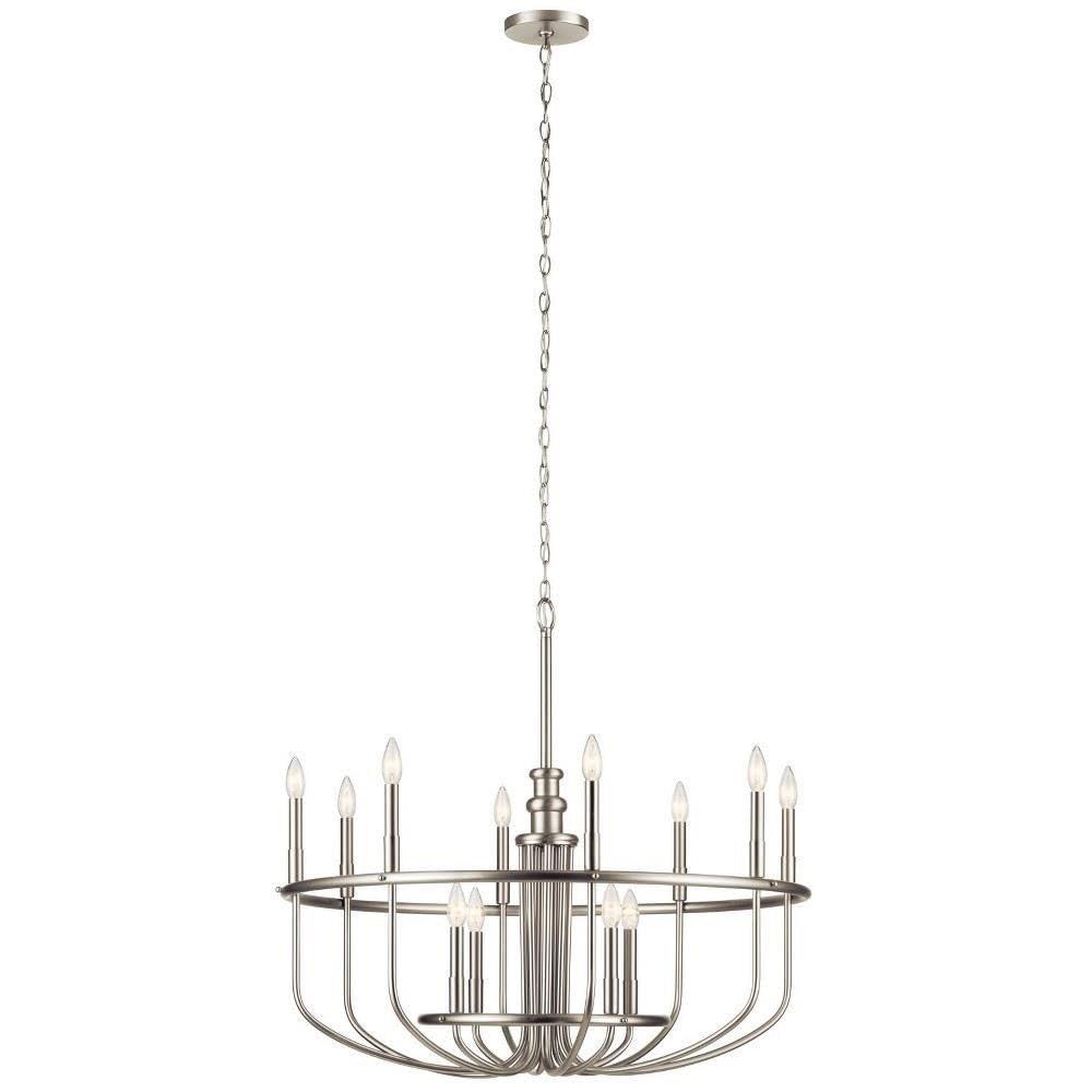 Kuzey 12 - Light Wagon Wheel Chandelier