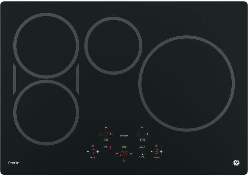 30 Inch Black Ceramic Induction Cooktop with Touch Control