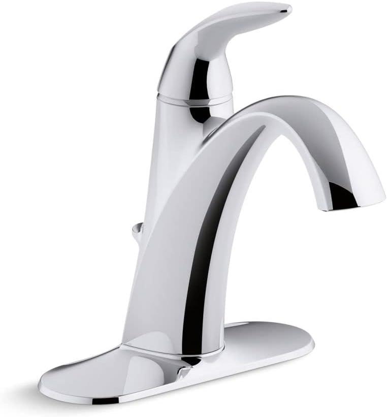 Elegance Polished Chrome Single-Lever Bathroom Faucet