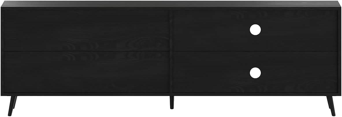 Flash Furniture Nelson 65" Mid Century Modern TV Stand for up to 60" TV's with Adjustable Shelf and Storage Drawers