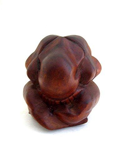 Weeping Buddha Yogi Meditation Wood Statue - OMA Brand