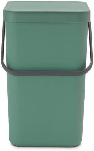 Brabantia Sort & Go Plastic Recycling Bin, 6.6 Gallon