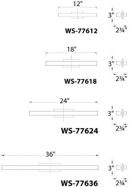 WAC Lighting Brink 12" 1-Light LED 2700K Aluminum Bathroom Vanity Light in Gray