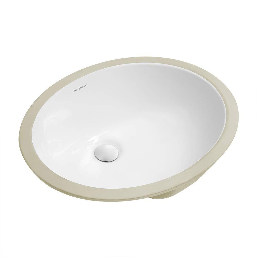 Trocadéro 18 Oval Under-Mount Bathroom Sink
