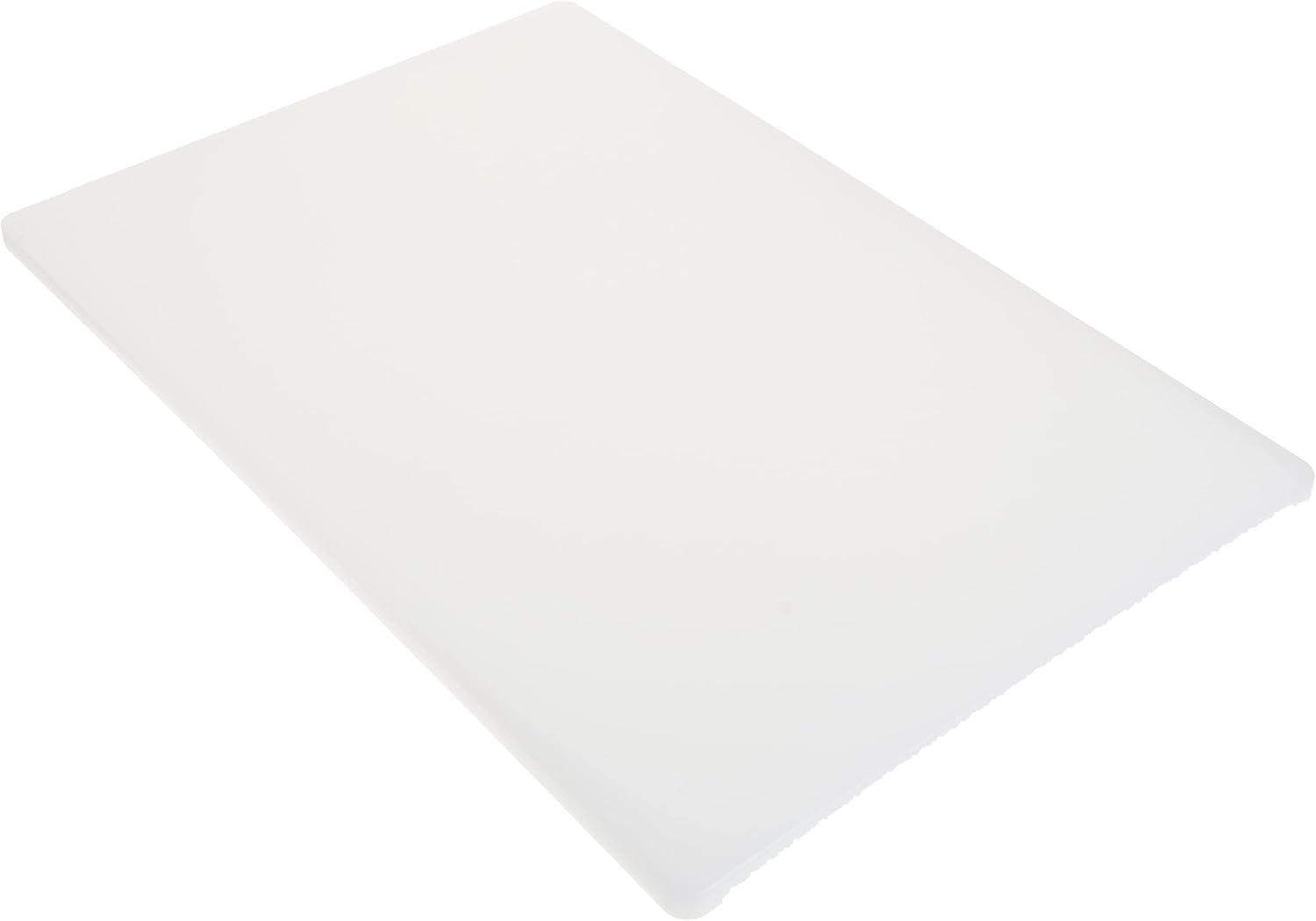 Winco Winco Heavy-Duty Plastic Cutting Board, 18" X 24" X 1/2", White