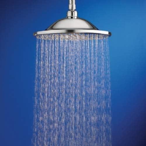 6-Inch Polished Chrome Rain Showerhead with Easy Clean Nozzles