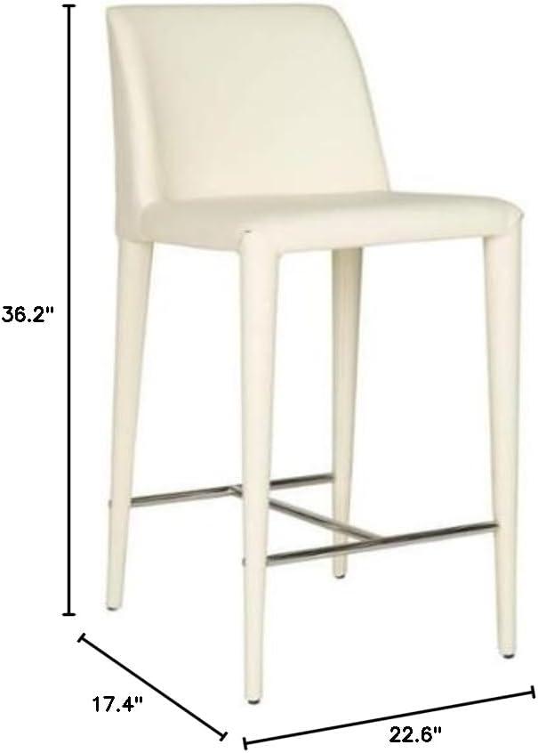 Garretson Counter Stool (Set of 2) - FOX2021 - Black - Safavieh Couture
