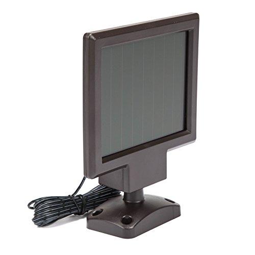 Utilitech 110-Degree 1-Head Bronze Solar Powered Integrated LED Motion-Activated Flood Light with Timer