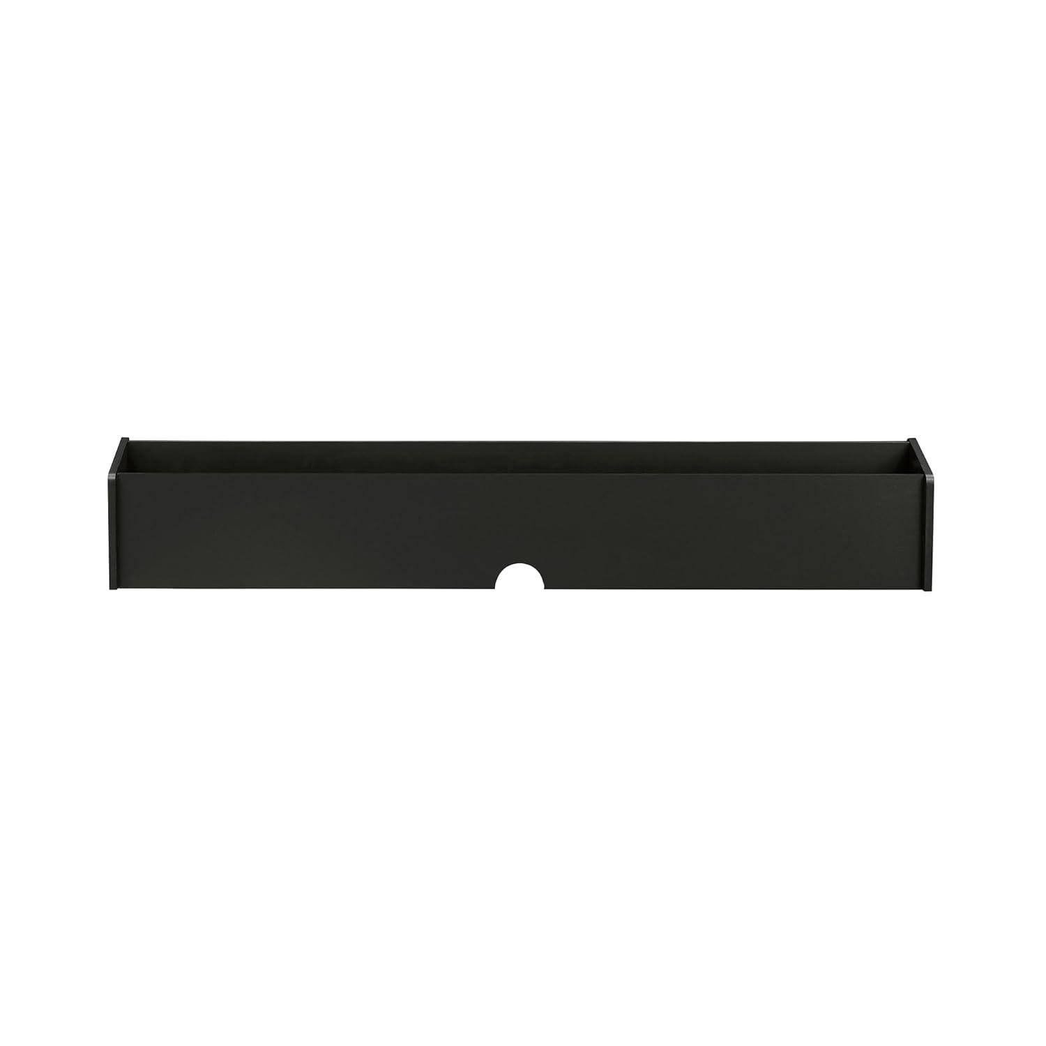 Walker Edison Minimalist Floating TV Stand for TVs up to 70”, Solid Black