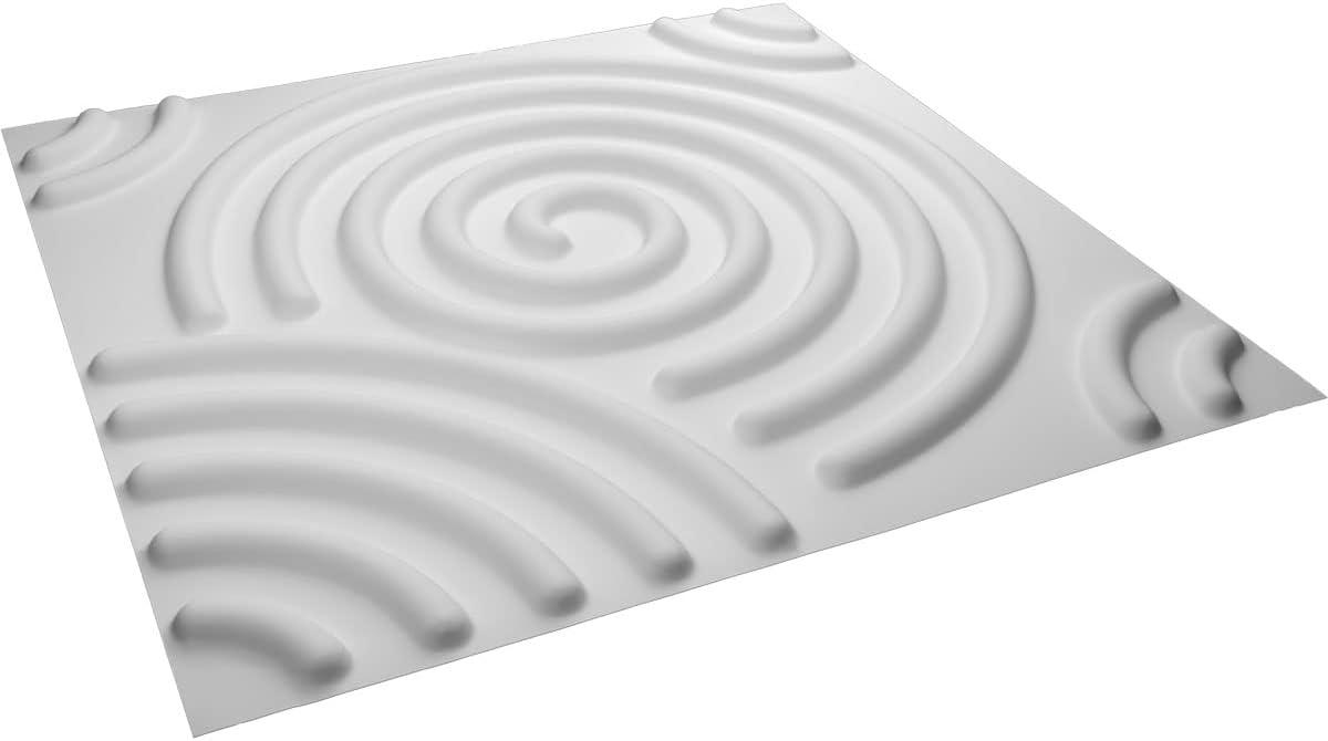 Ekena Millwork Spiral EnduraWall Decorative 3D Wall Panel (Set of 10)
