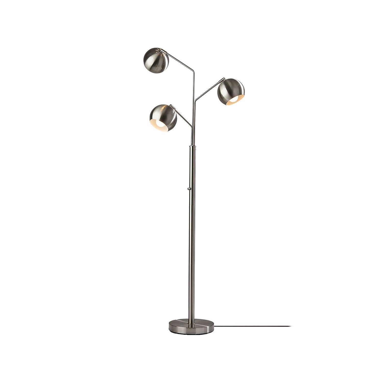 Brooks Metal Triple Head Floor Lamp (68")