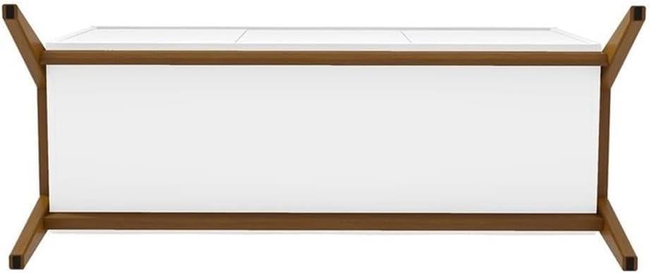 Manhattan Comfort Jernya 49" Sideboard with 4 Shelves in White