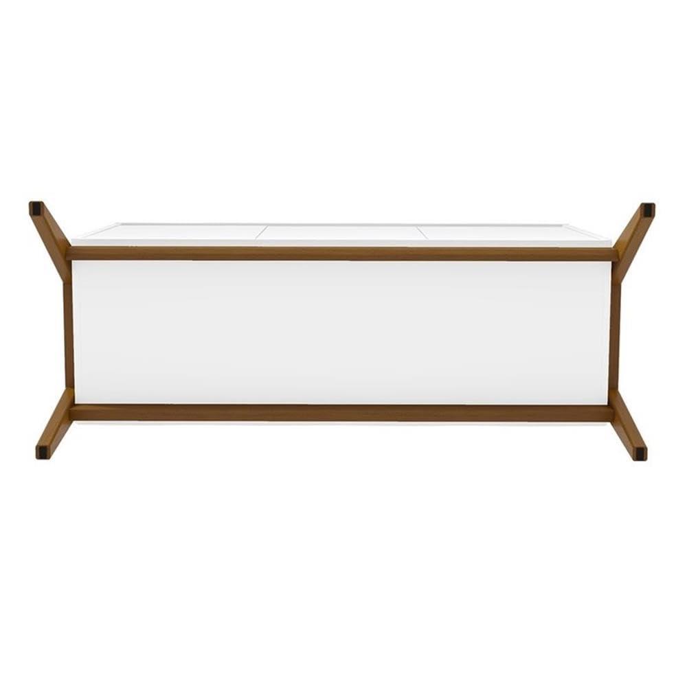 Manhattan Comfort Jernya 49" Sideboard with 4 Shelves in White