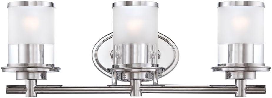 DESIGNERS FOUNTAIN 3-Light Essence Bathroom Vanity Lights Fixture, 23.25 Inch Wall Mount Sconce for Bedroom or Over Mirror, Old Satin Brass, 6693-OSB