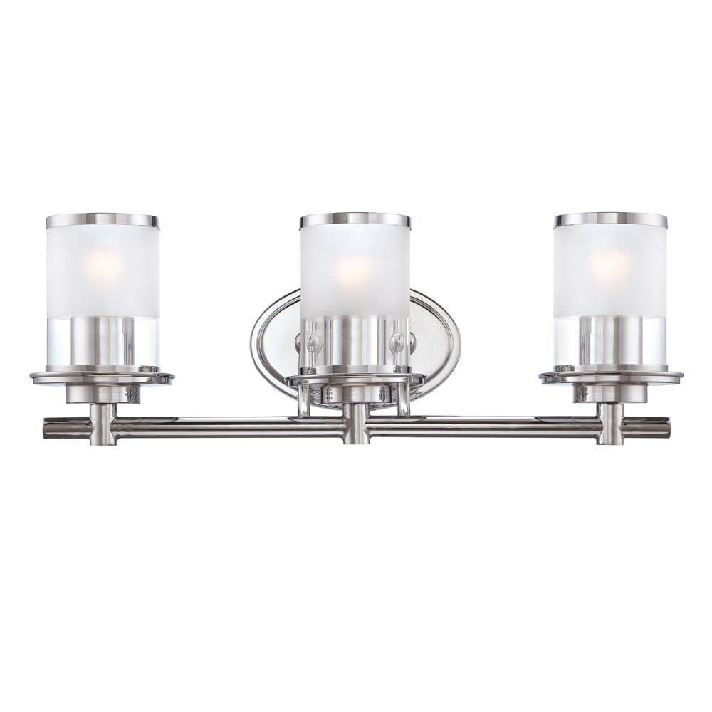 DESIGNERS FOUNTAIN 3-Light Essence Bathroom Vanity Lights Fixture, 23.25 Inch Wall Mount Sconce for Bedroom or Over Mirror, Old Satin Brass, 6693-OSB