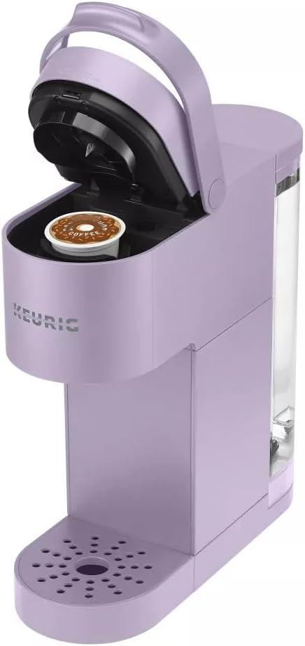 Keurig K-Mini Go Single-Serve K-Cup Pod Coffee Maker Violet: Compact Electric Brewer, 12 oz Capacity, Uses K-Cups & Pods