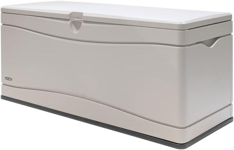 Lifetime Lifetime 60'' W 130 Gallons Water Resistant Polyethylene Plastic Lockable Deck Box