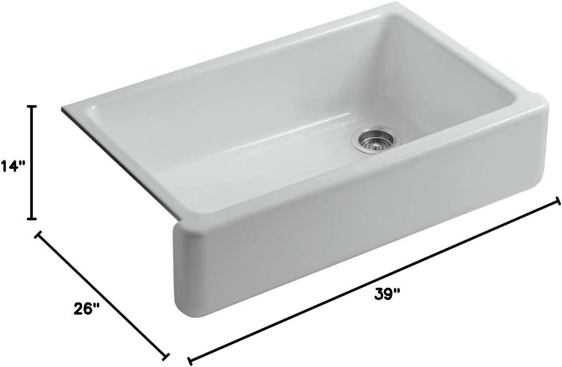 Whitehaven® Self-Trimming 36" L x 22" W Farmhouse Kitchen Sink