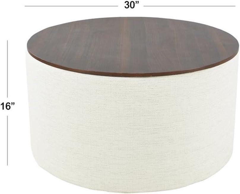 30" Dinah Storage Ottoman - HomePop