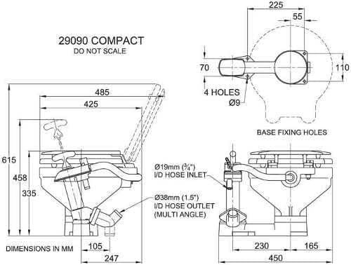 Rule Sudbury Danforth  290905000; Toilet Manual Lock Compact