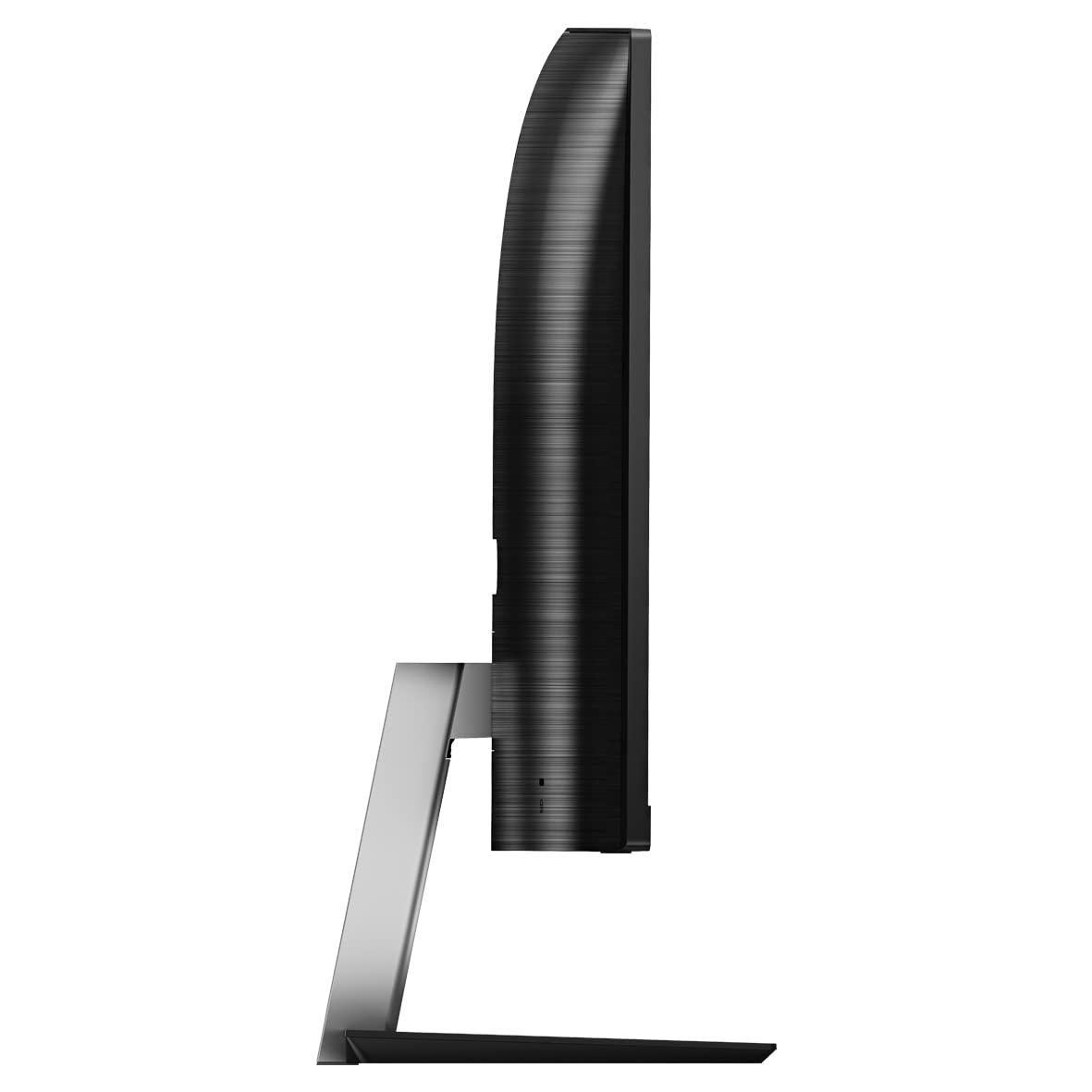 Curved 32" 4K UHD IPS Monitor with Built-In Speakers - Black