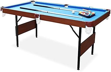 RACK Crucis 5.5-Foot Folding 3 in 1 Multi Game Billiard/Pool Table (Blue)