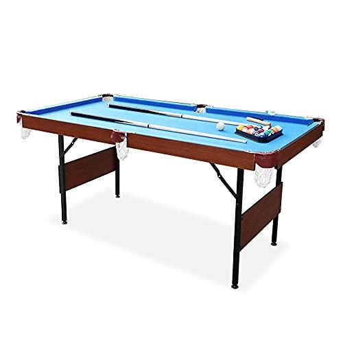 RACK Pool Tables Rack Crux 55 in Folding Billiard/Pool Table (Blue 3-in-1 Multi Game)