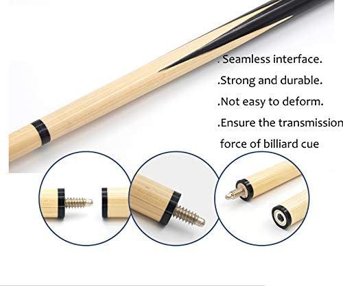 JX Pool Cues for Kids 36inch 58inch Shorty Cues Billiard House Cue Sticks for Child Hardwood Billiard Cue Sticks 13mm Glue-on Tips,Set of 2
