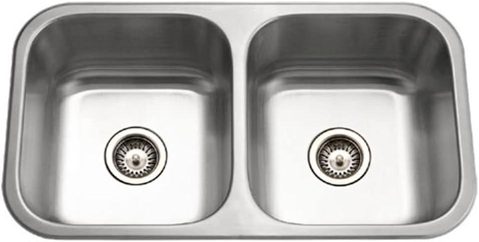 Medallion Classic 31.5'' L Undermount Double Bowl Stainless Steel Kitchen Sink