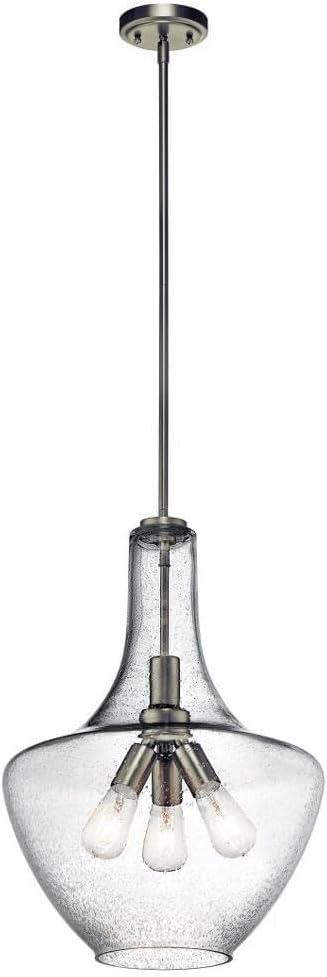 Kichler Lighting Everly 3 - Light Pendant in  Brushed Nickel